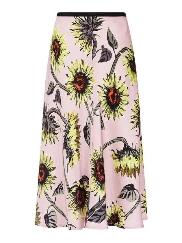 Women s Sunflower Viscose Flare Skirt Pink 271324