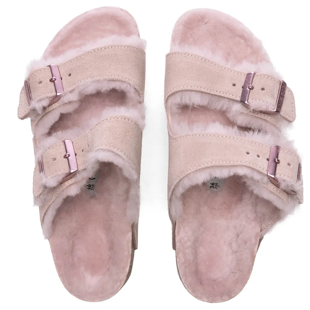 Women's Narrow Arizona Shearling - Light Rose