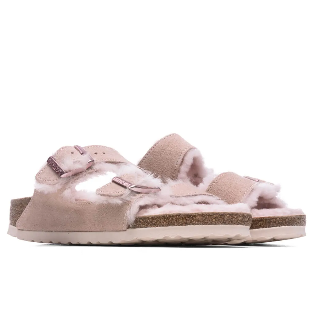 Women's Narrow Arizona Shearling - Light Rose