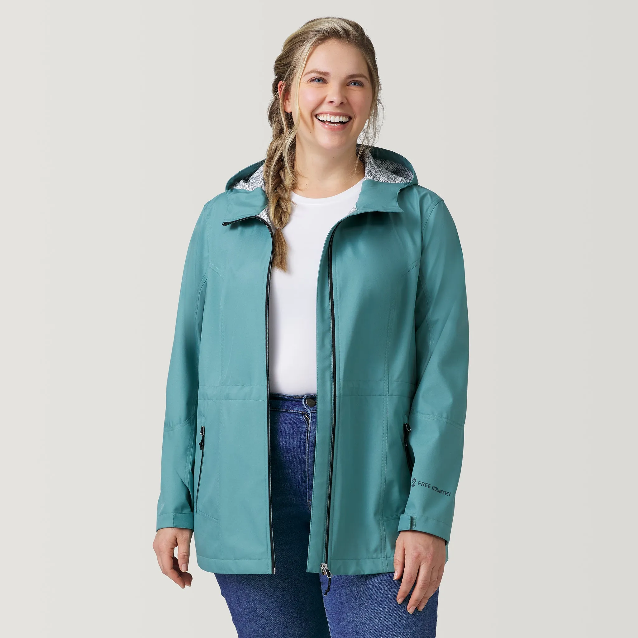 Women's Plus Size X2O Anorak Rain Jacket