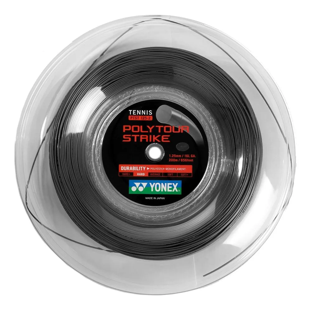 Yonex Poly Tour Strike 1.25 200m Reel Black