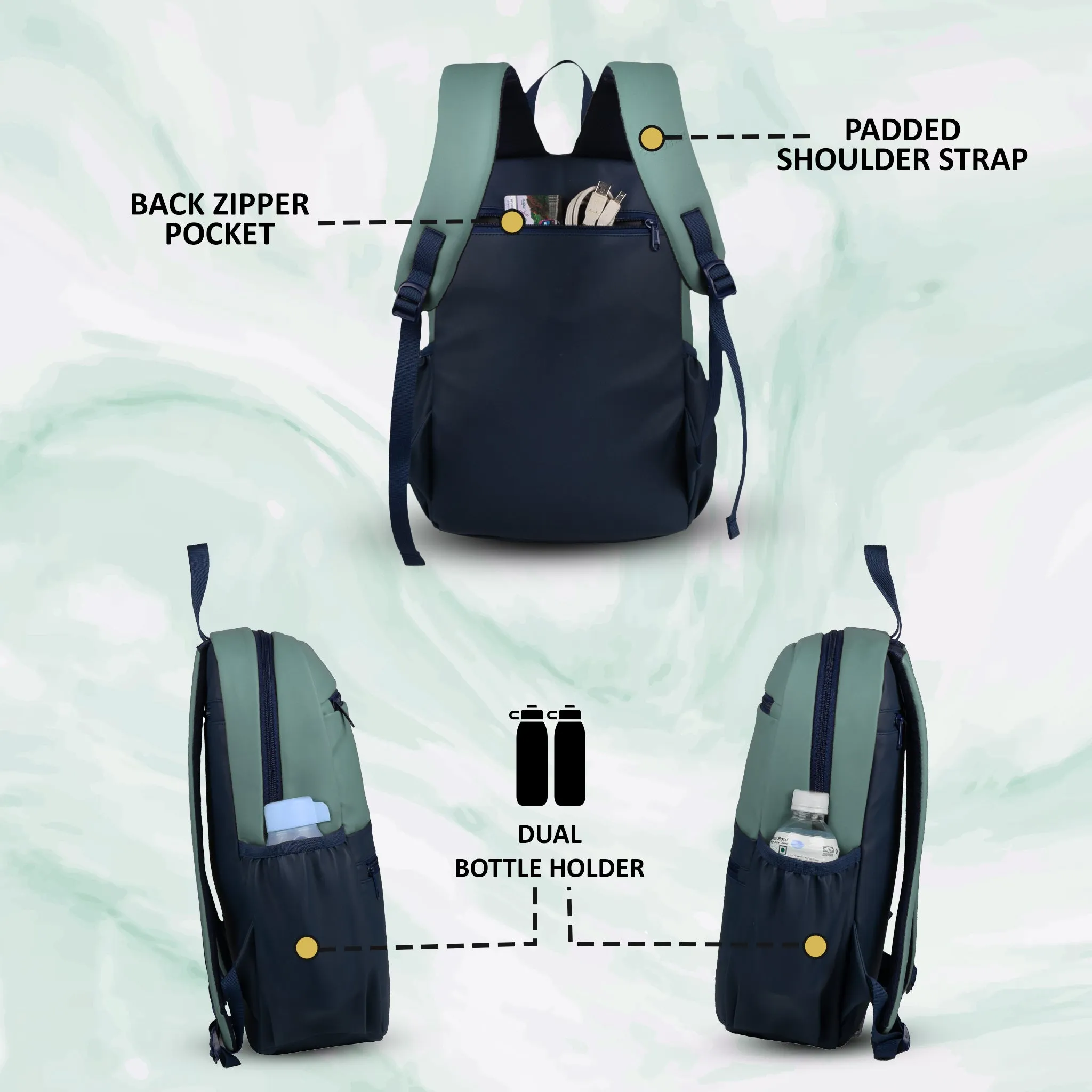 Zest 10L Pista Navy Blue Backpack